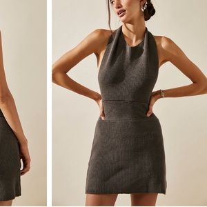 Free People Gray Mini Dress